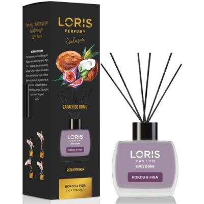 Loris Coconut & Fig - Raumduft, Aroma Diffusor mit Stabchen 120 ml